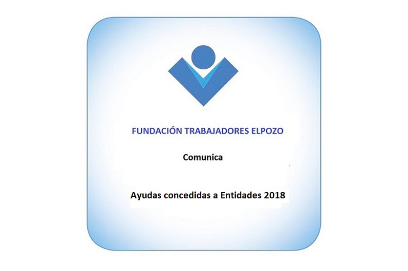 Ayudas Sociales a Entidades 2018