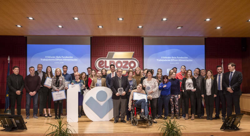 La Fundación de Trabajadores de ELPOZO ALIMENTACIÓN celebra con una gala su décimo aniversario