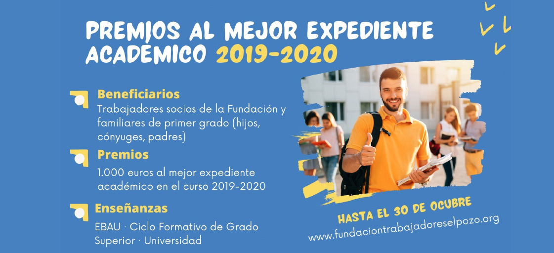 Premios al mejor expediente académico 2019-2020