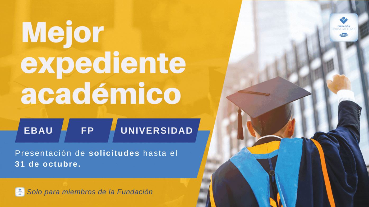 Convocatoria Premios al mejor expediente académico 2023