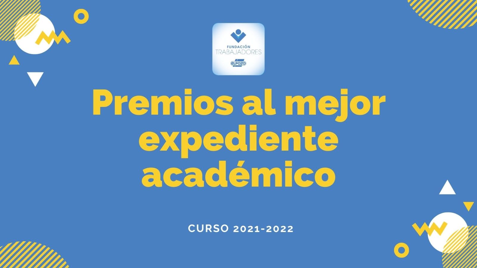 Ganadores del premio al mejor expediente académico